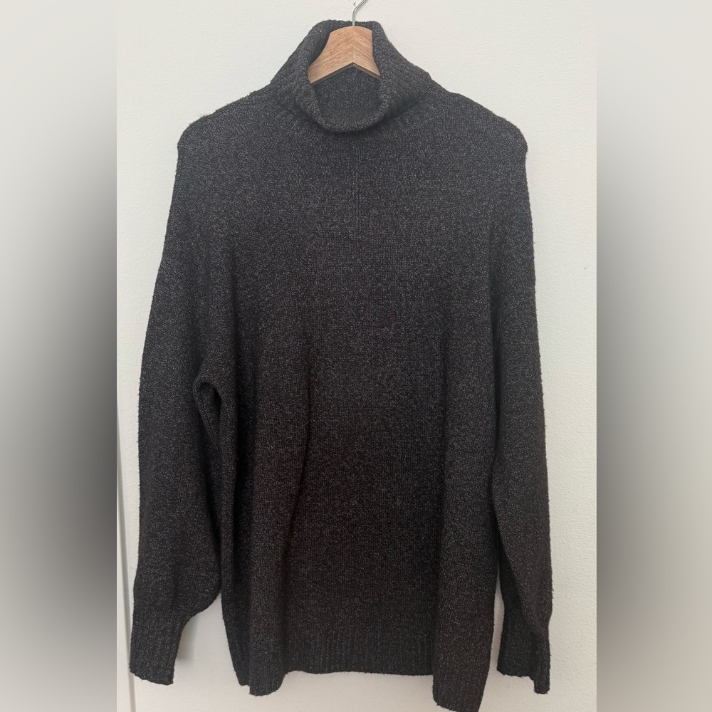 BP Charcoal Turtleneck Sweater for women